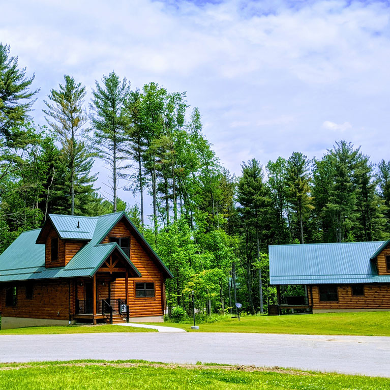 Stay overnight in one of Pleasant Hill Lake Park's deluxe cabins