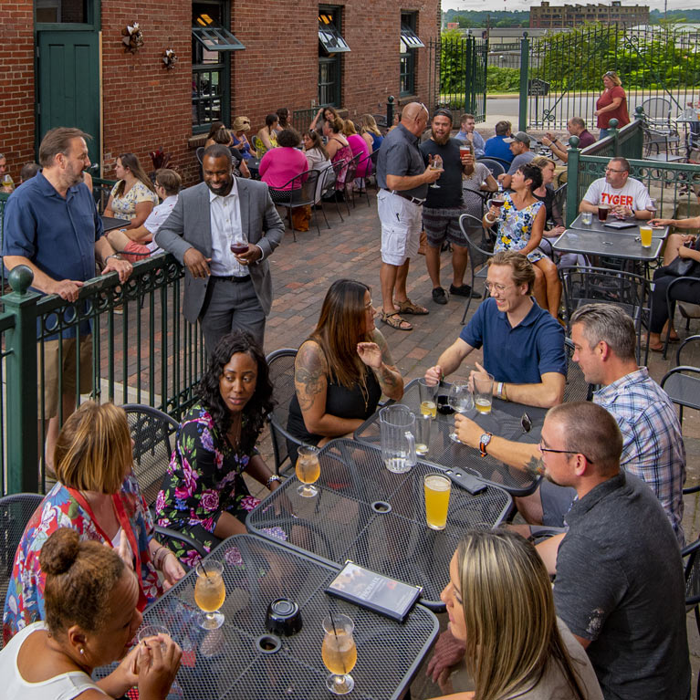 For a refreshing drink and a bite to eat, check out locations along the Wine & Ale Trail 