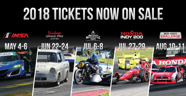 2018 Mid Ohio race season banner