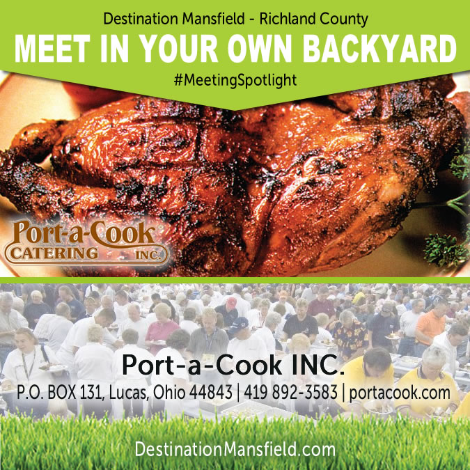 Port-a-Cook caterings whole diptisserie chicken