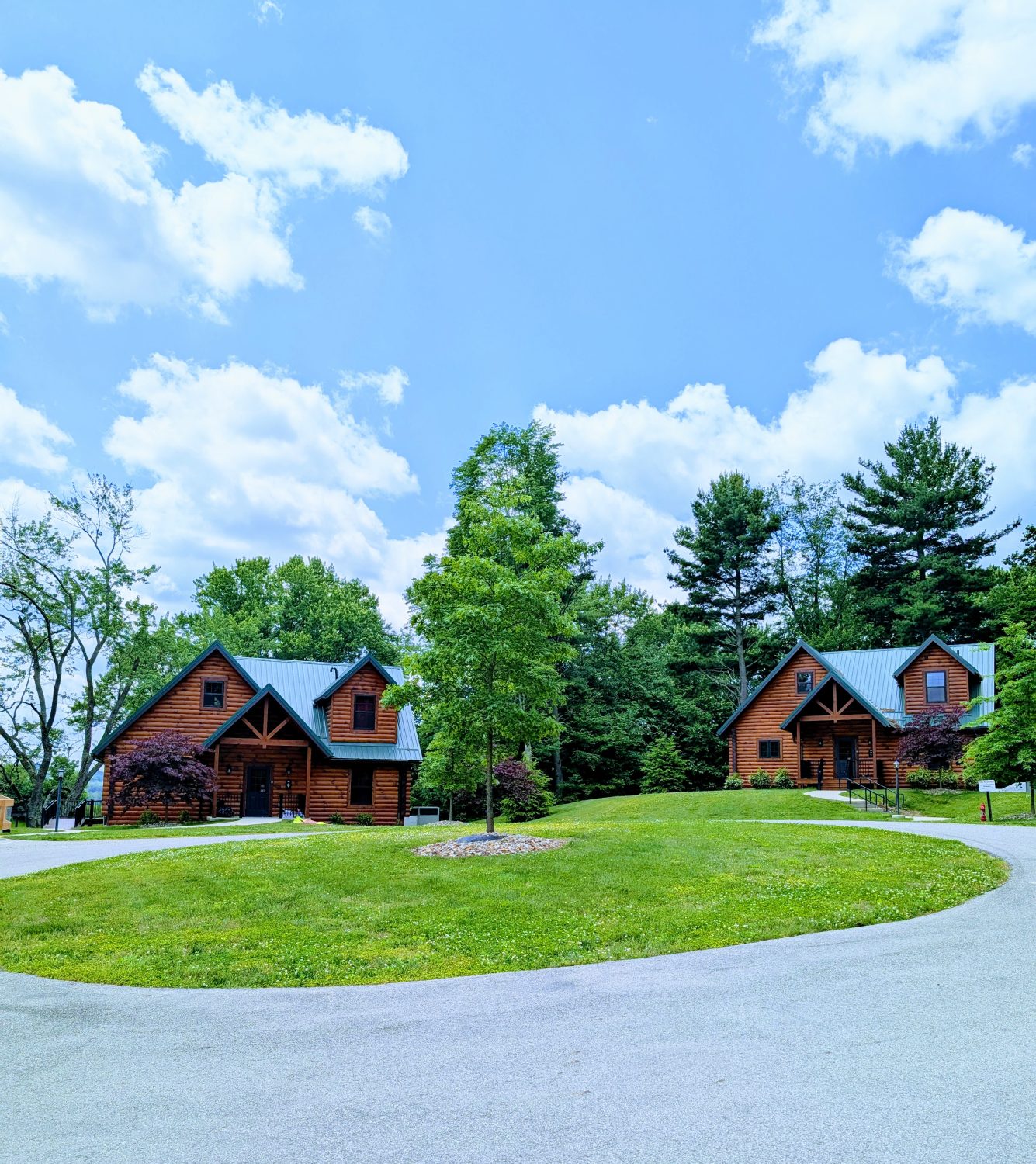 Pleasant Hill Lake Park Deluxe Log Cabins
