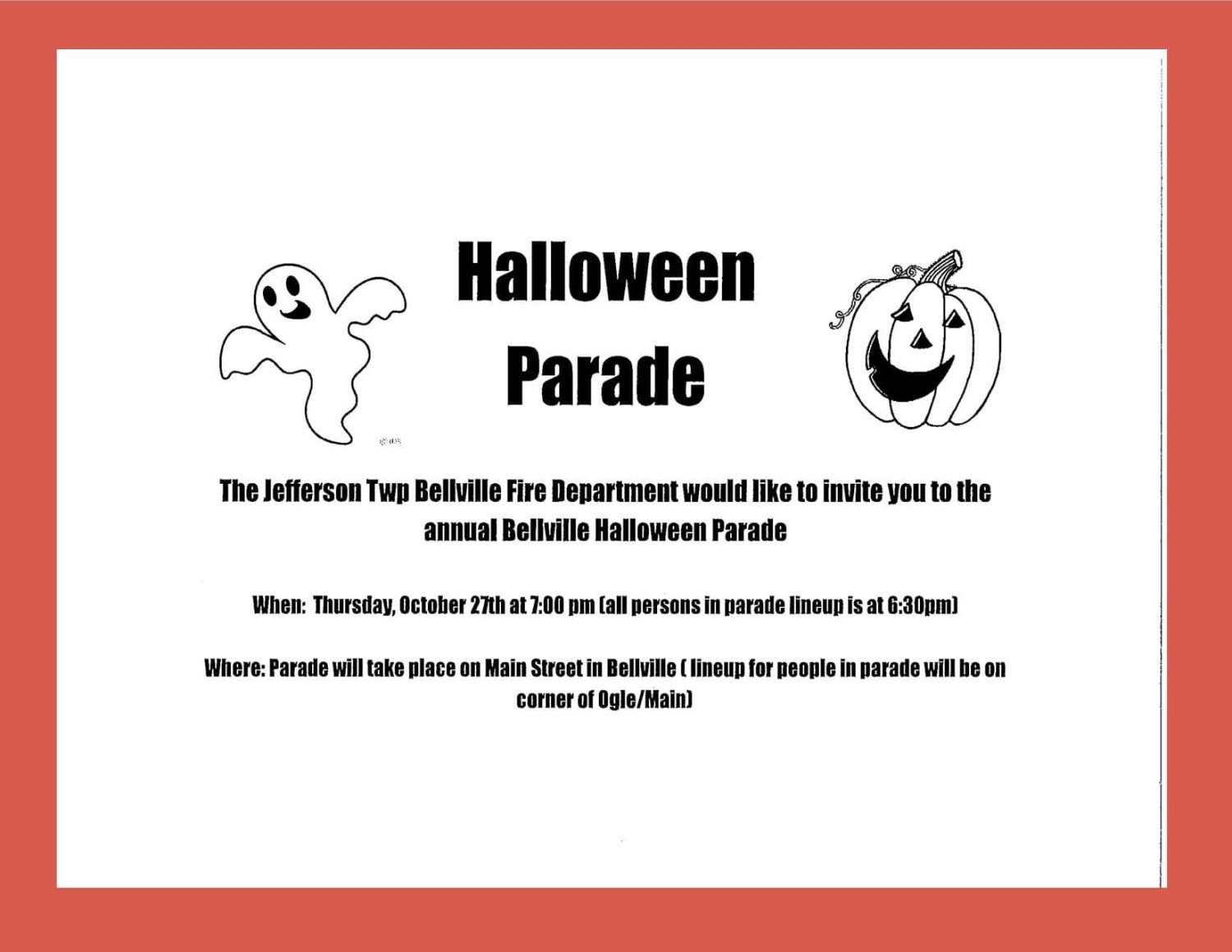 Bellville Halloween Parade Destination Mansfield