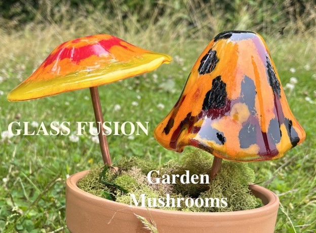 Glass Fusion: Glass Garden Mushroom