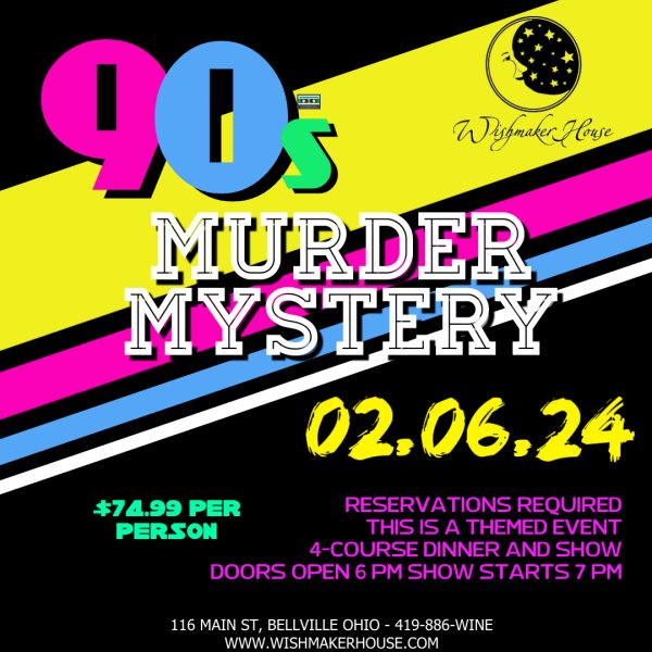 90’s Murder Mystery Dinner