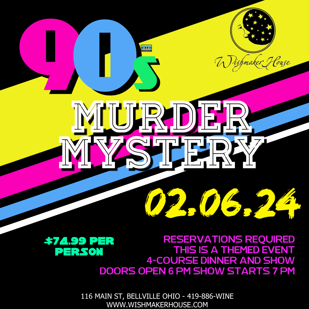 90’s Murder Mystery Dinner