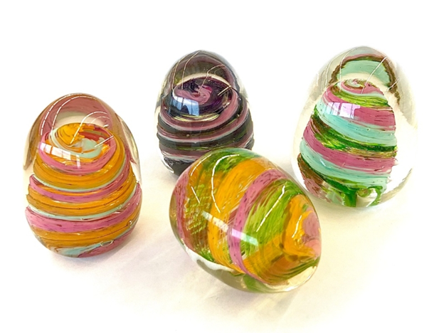 Glass Blowing: Glass Easter Eggs