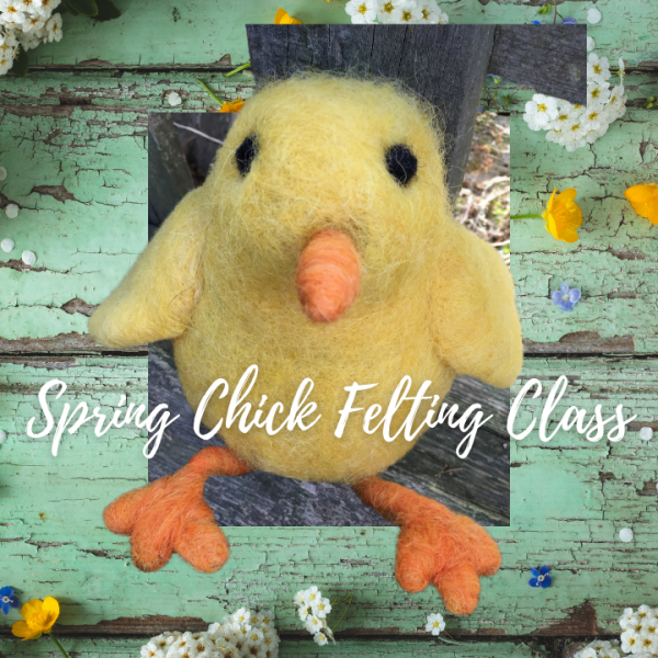 Spring Chick Felting Class
