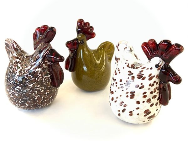 Glass Blowing: Solid Glass Chicken