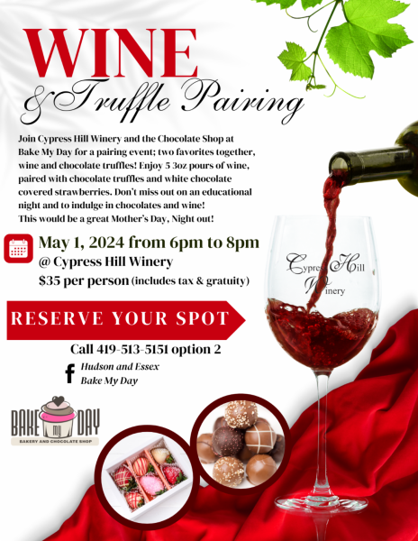 Wine and Truffle Pairing at Cypress Hill Winery