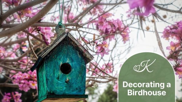 Decorating a Birdhouse at Kingwood Center Gardens