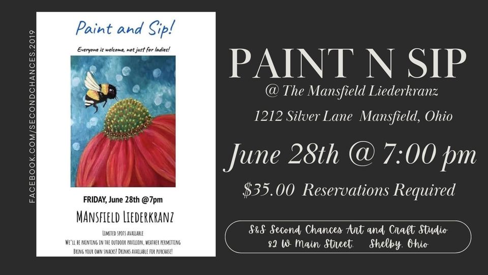 Paint N Sip at The Mansfield Liederkranz