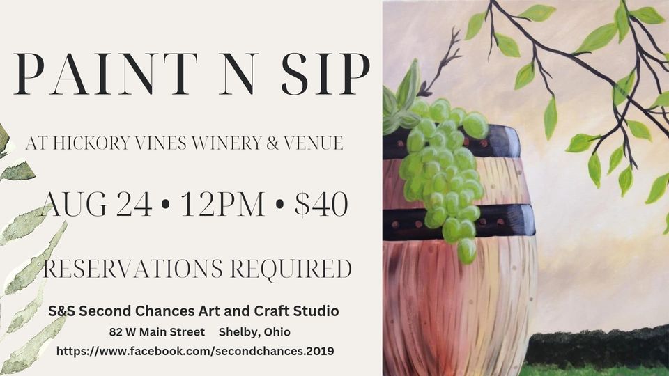 Paint N Sip at Hickory Vines Winery & Venue