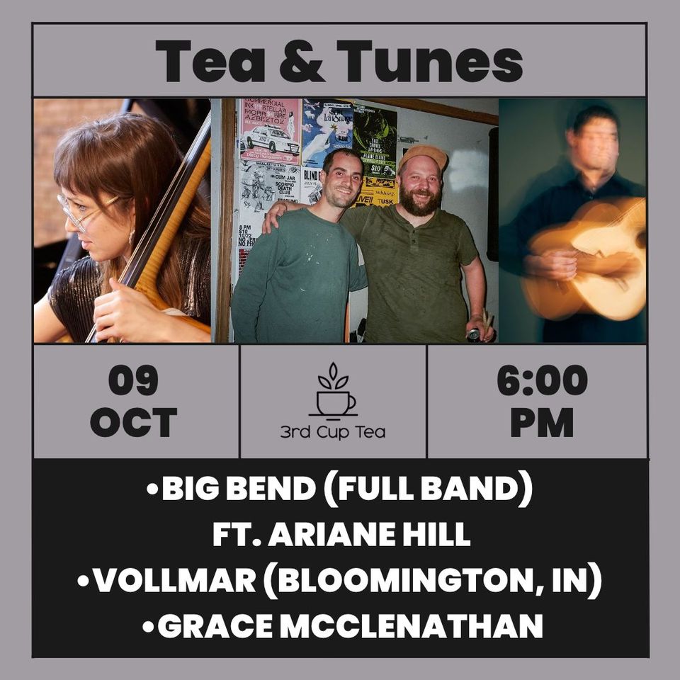 Tea & Tunes at 3rd Cup Tea