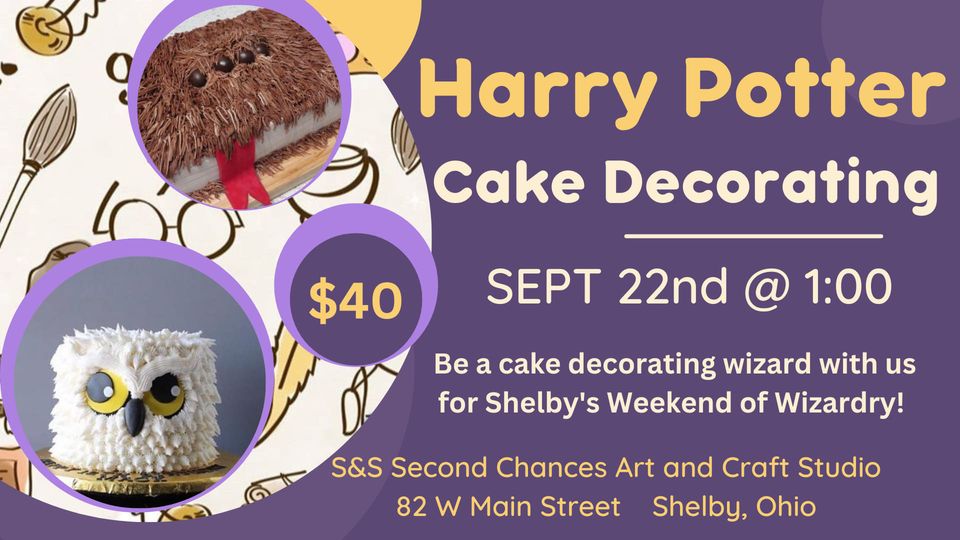 Harry Potter Wizardary Cake Decorating