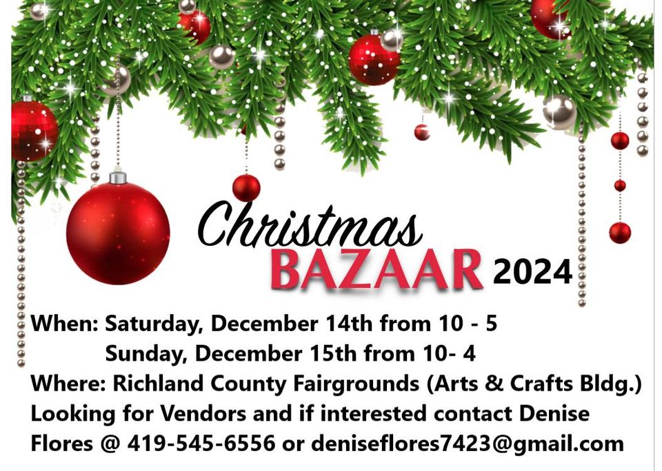 Christmas Bazaar at Richland County Fairgrounds