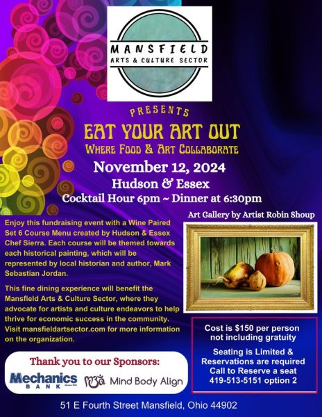 Mansfield Arts & Culture Sector presents Eat Your Art Out at Hudson and Essex