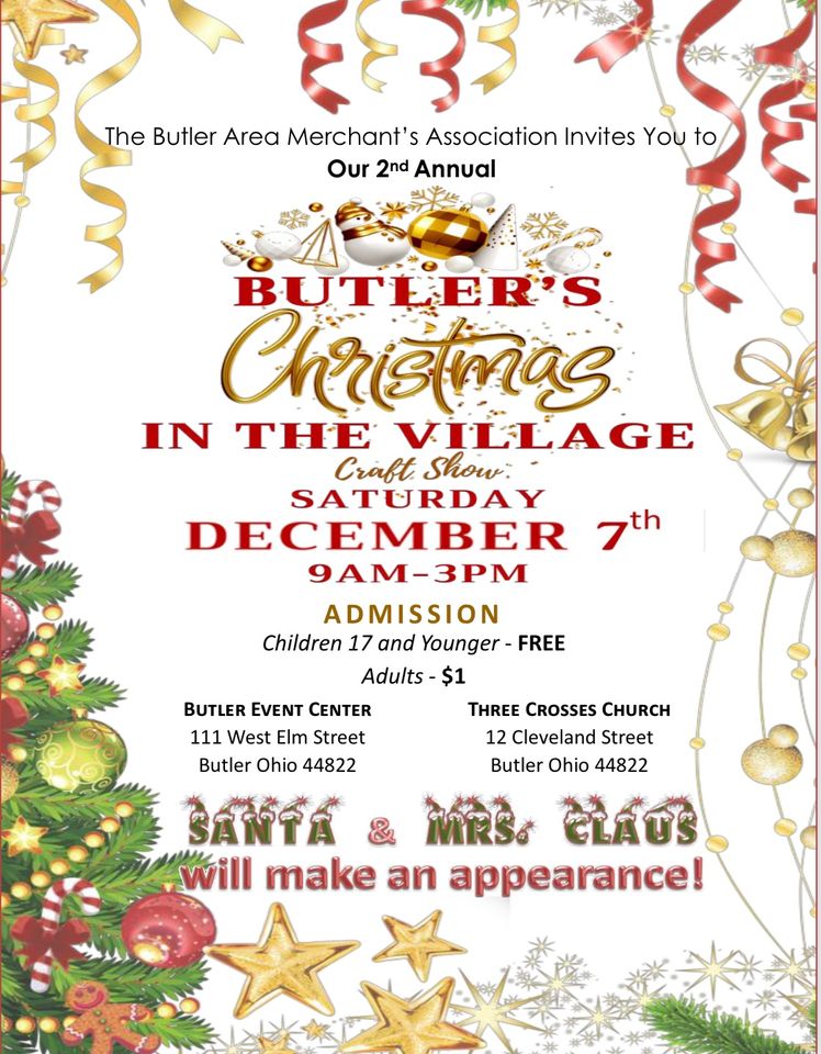 2nd Annual Butler’s Christmas In The Village Craft Show