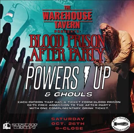 The Warehouse Tavern presents Blood Prison After Party