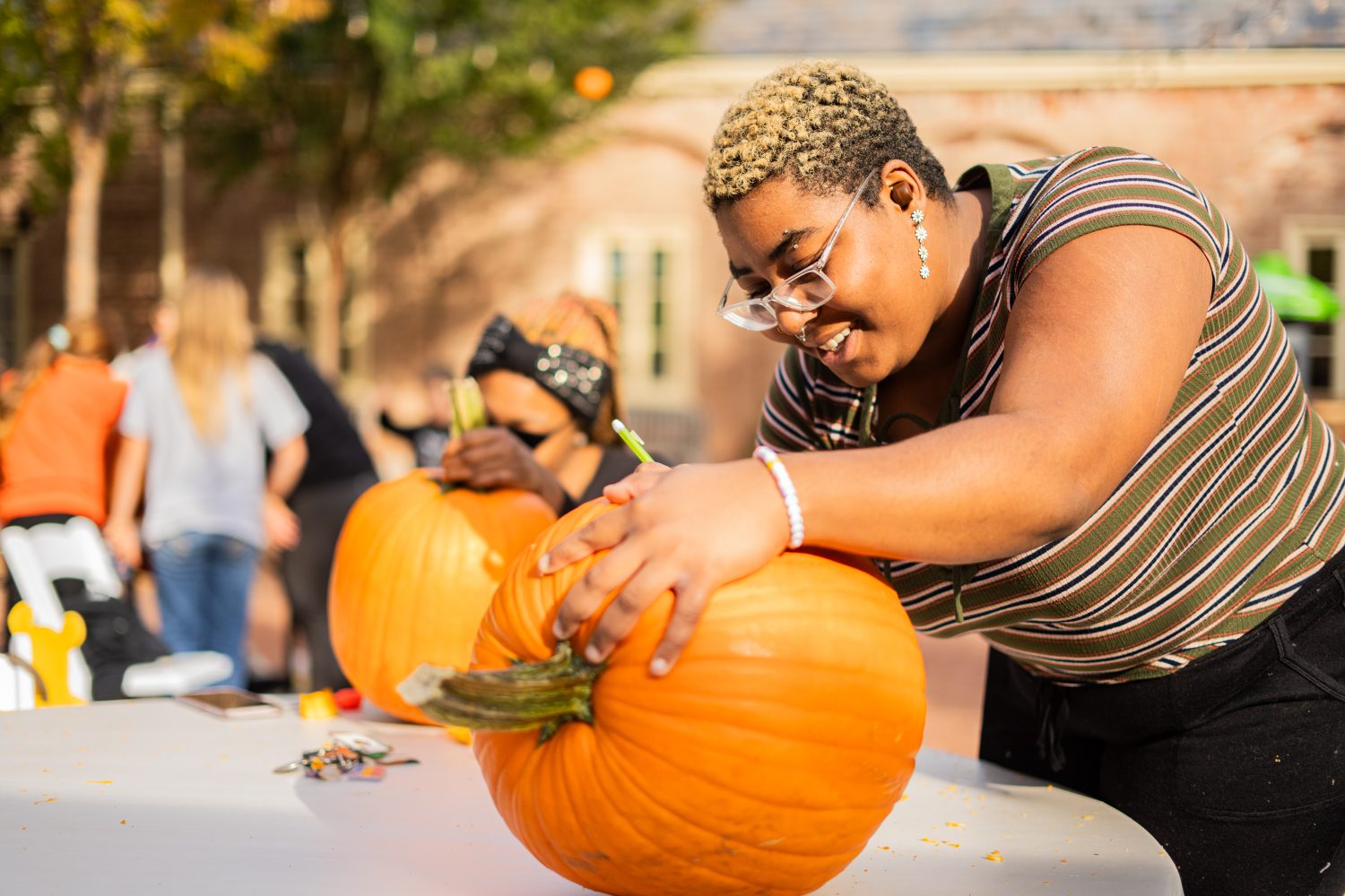 Community Pumpkin Carving at Kingwood Center Gardens