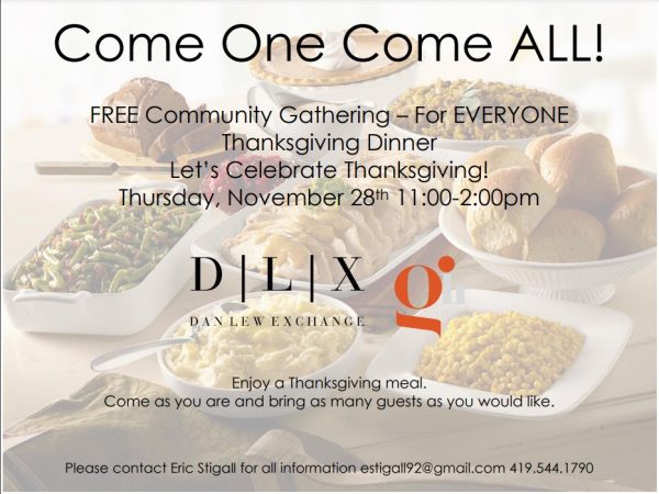 Free Thanksgiving Meal at DLX