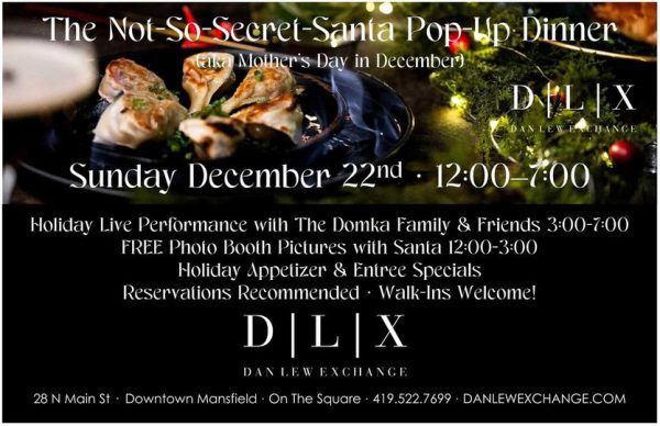 Not-So-Secret-Santa Pop-Up Dinner at DLX