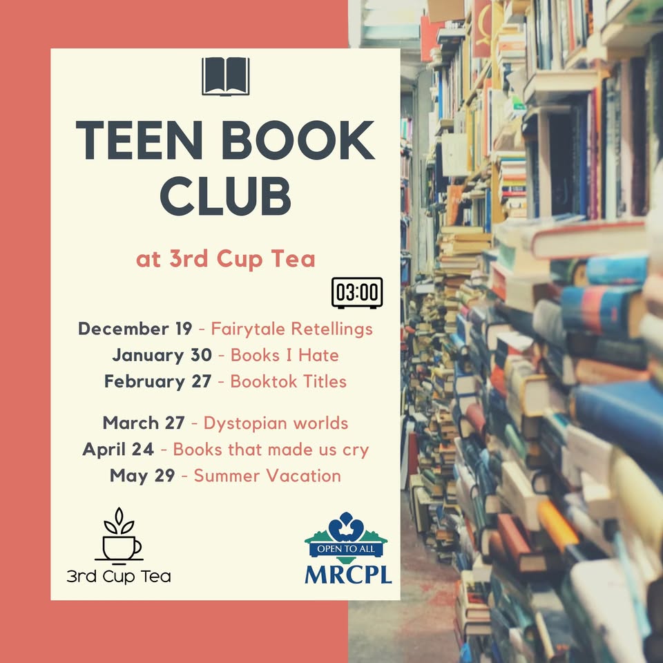 Teen Book Club at 3rd Cup Tea