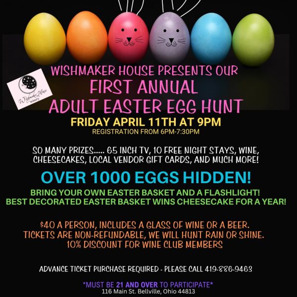 Adult Easter Egg Hunt at Wishmaker House