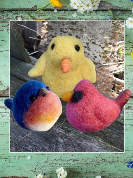 Bird Needle Felting Class