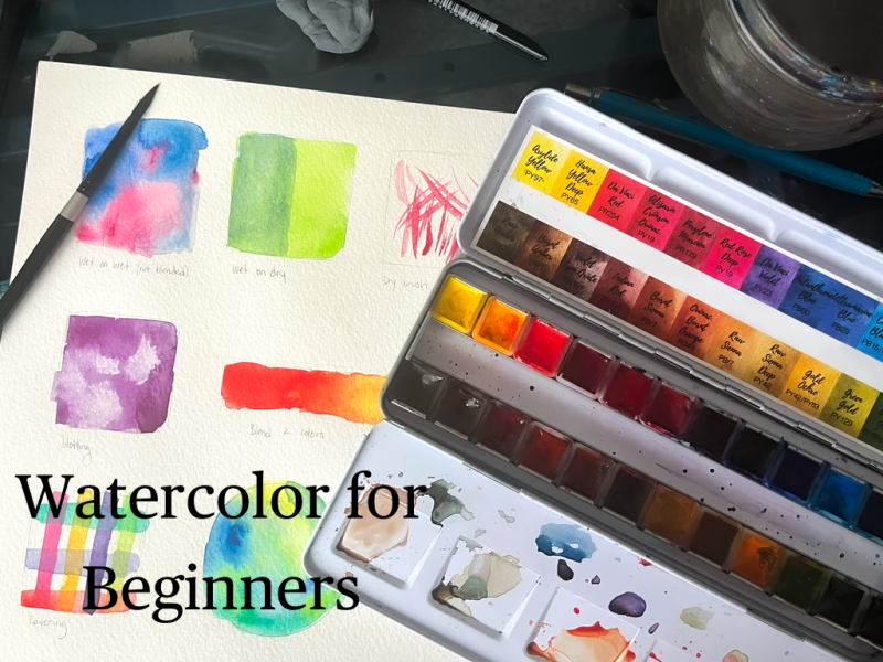 Watercolor for Beginners at the Mansfield Art Center