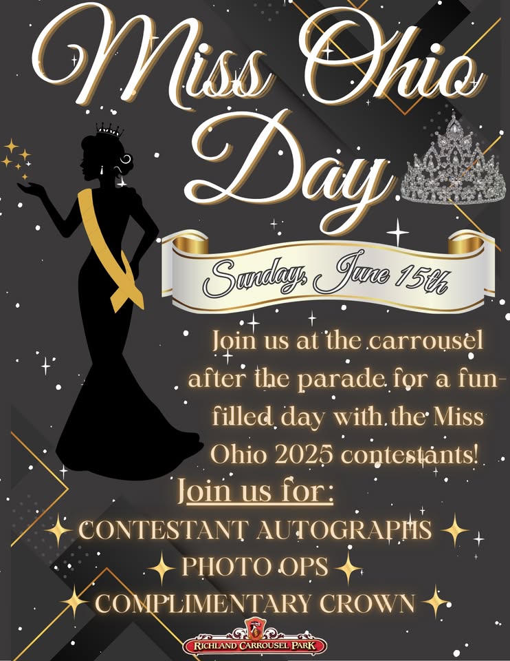 Meet Miss Ohio Contestants at the Richland Carrousel Park