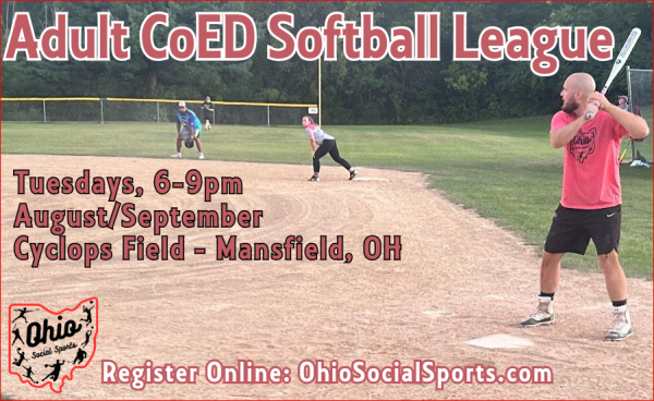 Adult Softball League – August/September 2025 – Tuesdays, Mansfield