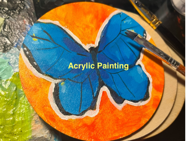 Acrylics Painted Coasters