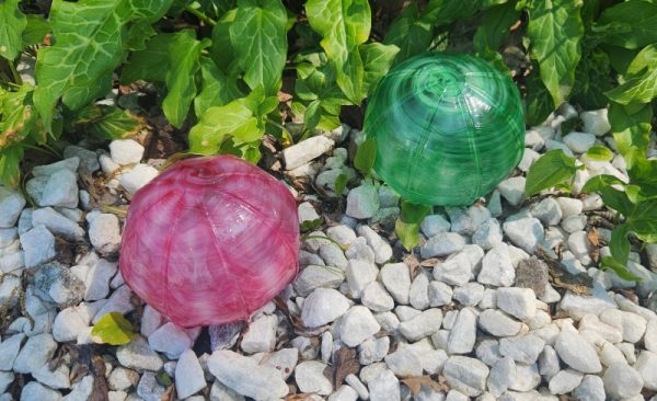 Glass Blowing- Garden Globe at the Mansfield Art Center