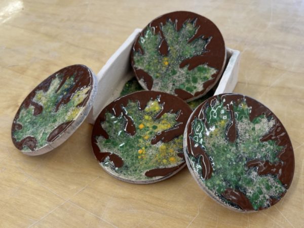 Clay Coasters at the Mansfield Art Center