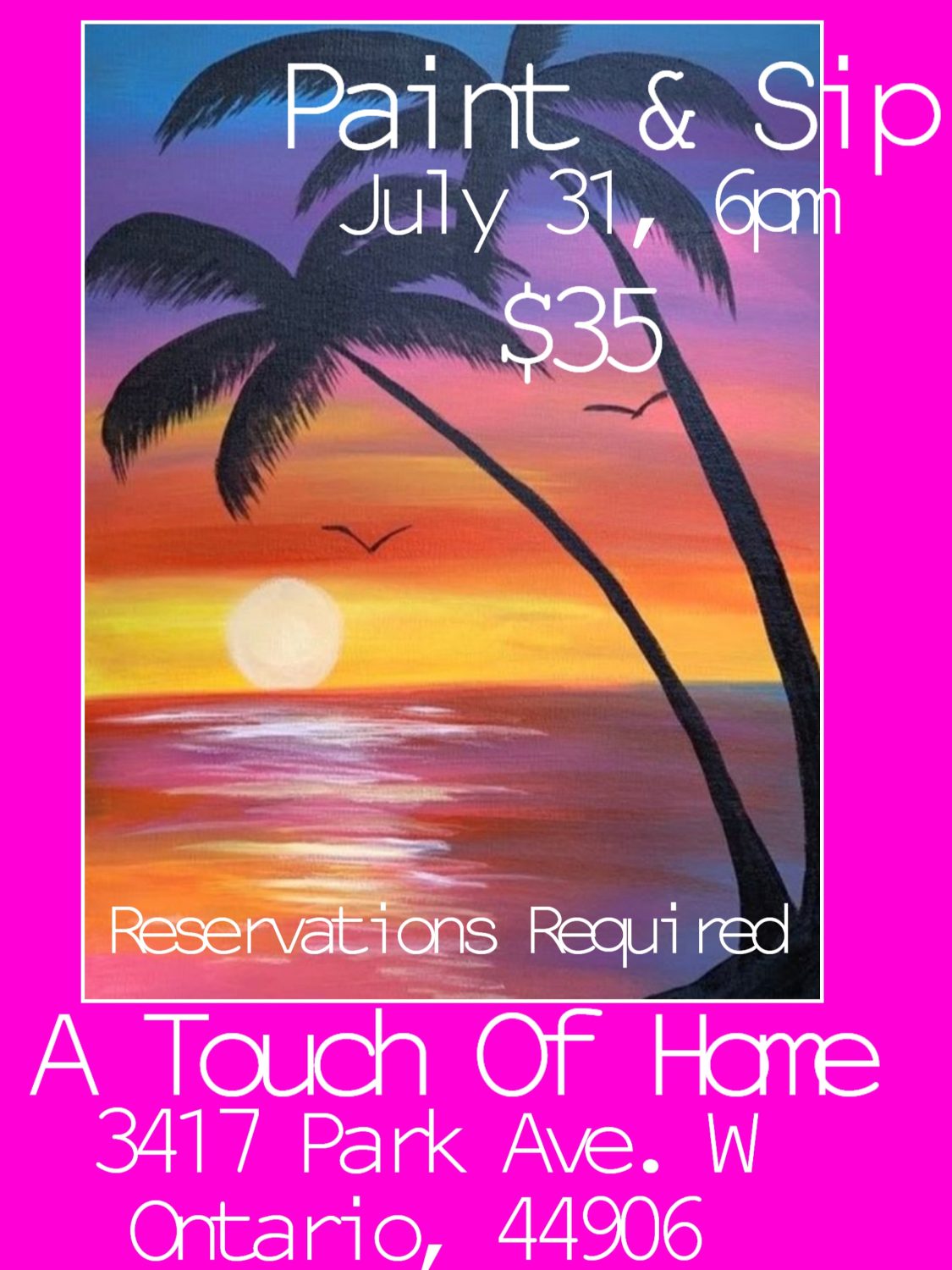 Paint and Sip Class