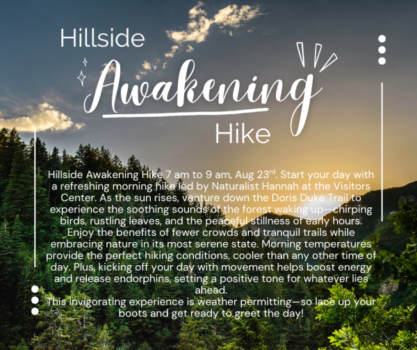 Hillside Awakening Hike – Malabar Farm