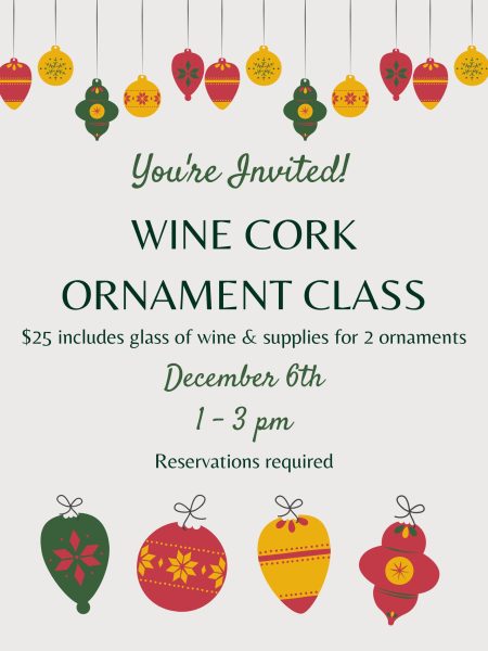 Wine Cork Ornament Class