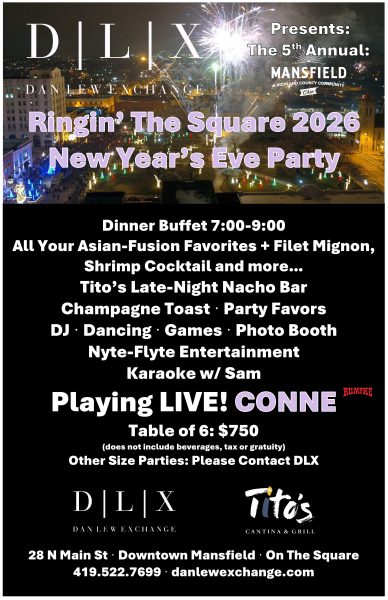 Ringin’ The Square 2026 New Year’s Eve Party at DLX