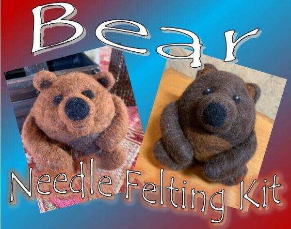 Bear Needle Felting Class