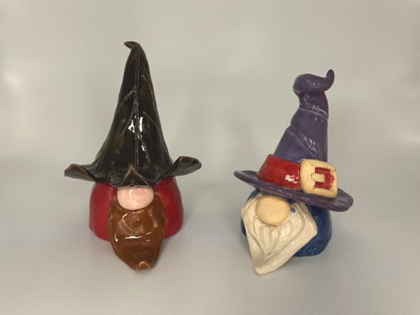 Family Clay Gnome at the Mansfield Art Center