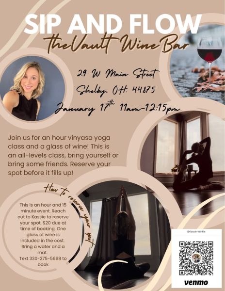 Sip and Flow Yoga Class