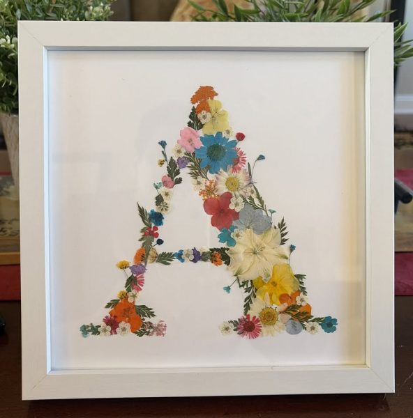 Letter Pressed Flower Class