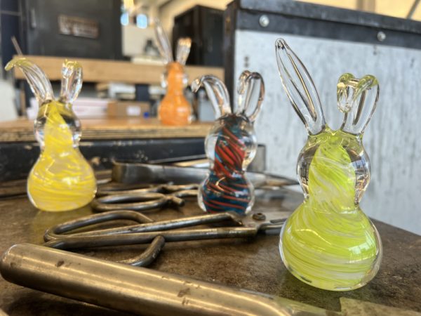 Glass Blowing- Glass Bunny